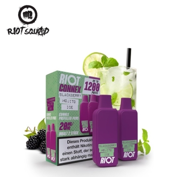 Riot Squad Connex - Blackberry Mojito Ice - Pods 20mg